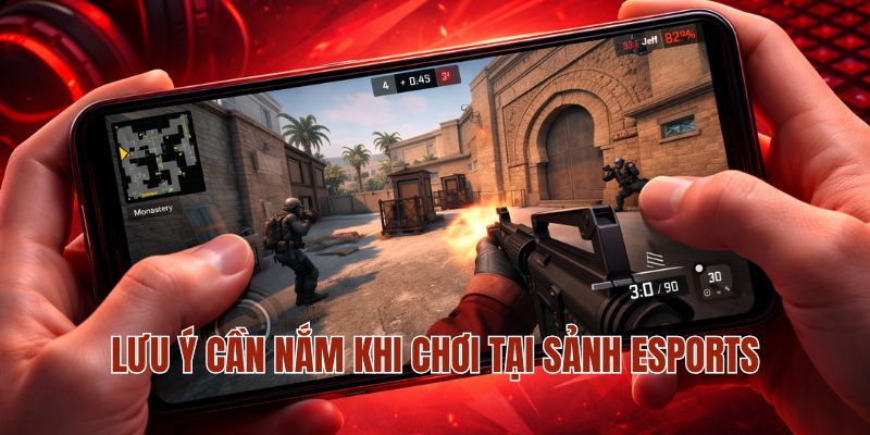 Lưu ý cần nắm khi chơi tại sảnh esports