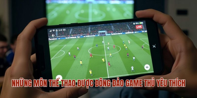 Những môn thể thao được đông đảo game thủ yêu thích